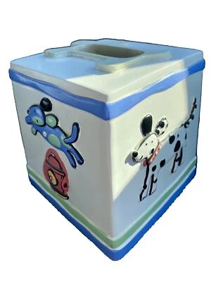 Target Dog Parade Tissue Cover Jenny & Jeff Designs Ceramic Poodle  Dalmatian + - Image 1 of 4
