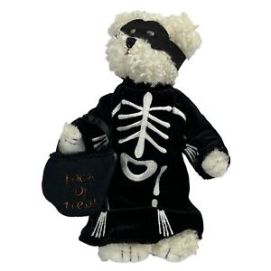 Hugfun Halloween Jointed Teddy Bear 2004 Skeleton Costume Trick or Treat 9 Inch