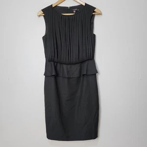 Ted Baker Dress Womens 2 Black Sheath - Picture 1 of 10