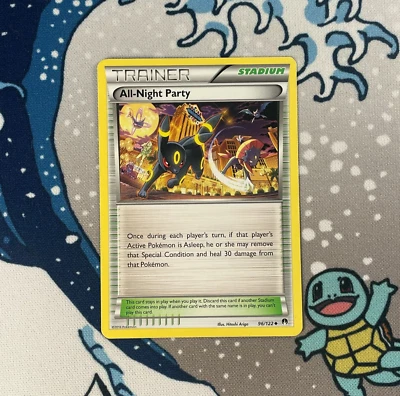 All-Night Party 96/122 (Umbreon) XY Breakpoint Pokemon Card 2016 LP/NM - Image 1 of 3