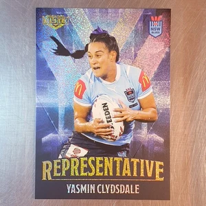 2025 NRL Elite Representative Yasmin Clydsdale Card REP22 NSW Blues - Picture 1 of 2