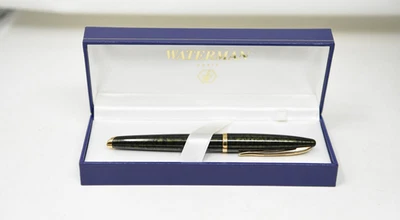 Bolígrafo Waterman Carene vintage verde mar brillo dorado ¡RARO! Necesita recarga Foto 1 de 4