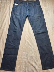 Armani Exchange Men’s Jeans  RN#91714 Straight Blue Denim Size 30 Regular Dark - Picture 1 of 11