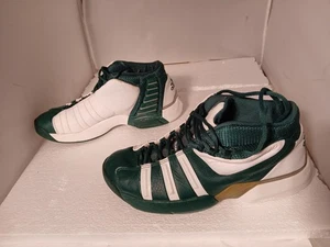 Vintage 2002 Team Adidas Damen Basketballschuhe grün/weiß Größe 8,5 ART146602 - Bild 1 von 17