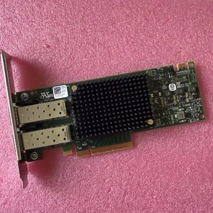 Carte interface réseau Dell RXNT1✅Emulex LPE31002 2 ports SFP 16 Go ✅Profil complet - Photo 1/4