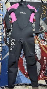 Ron Jon Surf Shop Women’s Wetsuit Size 12 Black Pink - Picture 1 of 14