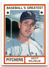 1987 TCMA 1982 Greatest Pitchers Hoyt Wilhelm New York Giants #11