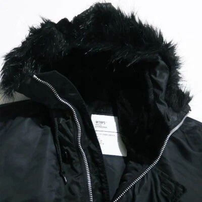 WTAPS x Alpha Industries N-2B Parka SizeXL Black From JAPAN - Image 1 of 4