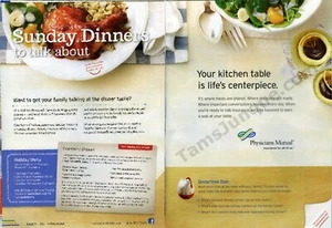 2013 Physician's Mutual Old PRINT AD Cranberry Chicken Recipe See Below (3715) - Picture 1 of 1