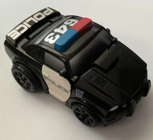 Transformers 2007 Movie Cyber Slammer Barricade Car Pops Up - Picture 1 of 6