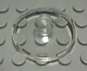 Lego Cover Parabolic Round 3x3 Transparent Glass - Picture 1 of 1