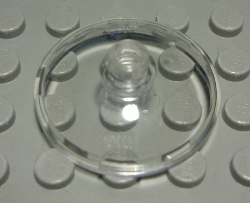 Lego Deckel Parabol rund 3x3 Transparent Glas                           (1467 #) - Bild 1 von 1