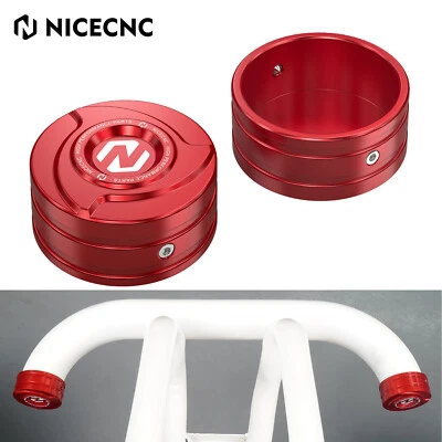 Para Yamaha Blaster 200 YFS200 Billet Aluminio Parachoques Delantero Tapas Enchufe Amortiguador Foto 1 de 4