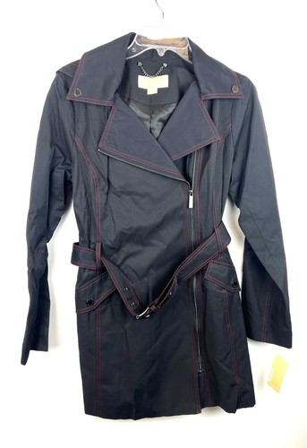 Cappotto trench donna Michael Kors blu scuro taglia media