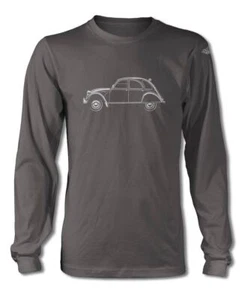 Citroen 2CV Deux Chevaux T-Shirt - Long Sleeves - Side View - Picture 1 of 20