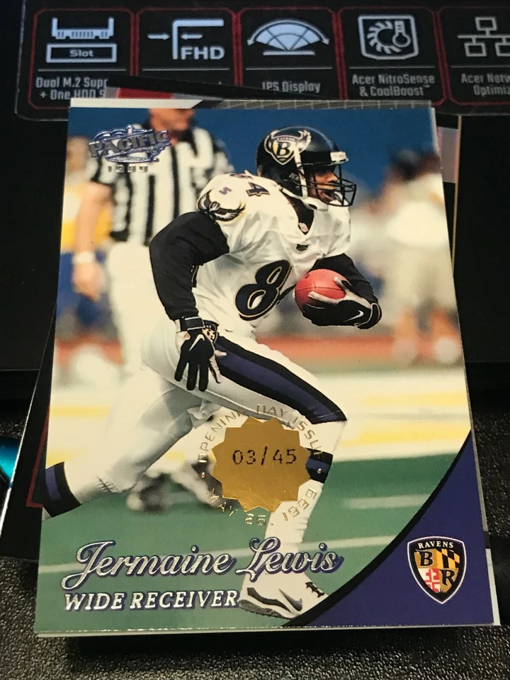  1999 Pacific Opening Day #34 Jermaine Lewis/45 ravens! - Image 1 of 1