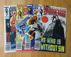 Lot of 4 *HTF Newsstand* PETER PARKER, SPECTACULAR SPIDER-MAN! ≈#109-113 +Ann. 5 - Picture 1 of 6
