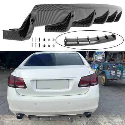 Rear Bumper Diffuser Spoiler Splitter Lip Carbon Look For Lexus GS F GS300 GS430 - Изображение 1 из 4