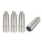 XLR Male to RCA Female Adapter Stereo Audio Connector Mic Plug 4pcs