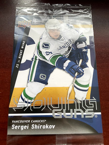 🏒 09-10 UPPER DECK YOUNG GUNS OVERSIZED - SERGEI SHIROKOV RC #XL-14 CANUCKS