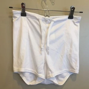 Adult Girdle 3 pocket no pads 100% Polyester White New - Picture 1 of 2