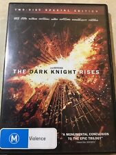 THE DARK KNIGHT RISES - DVD Region 4 - 2 Disc Special Edition VERY GOOD COND.