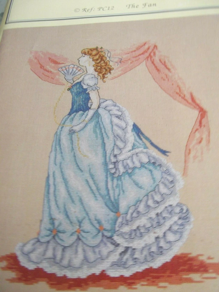 DMC THE FAN  CROSS STITCH CHART #373 - Image 1 of 1