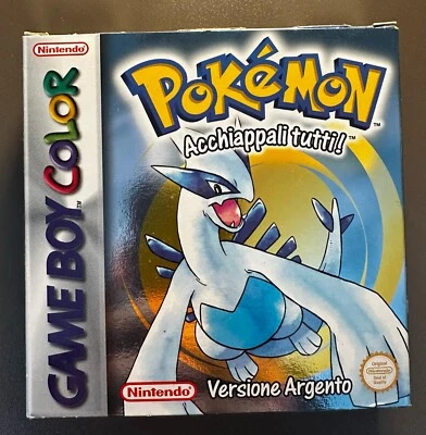 Pokemon Argento ITA Nintendo Game Boy Color GBC Corredo Completo USATO 2001 - Immagine 1 di 4