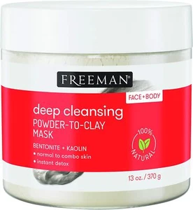 12 Freeman Facial Mask Bentonite Clay Face Masks Powder To Clay - Picture 1 of 7