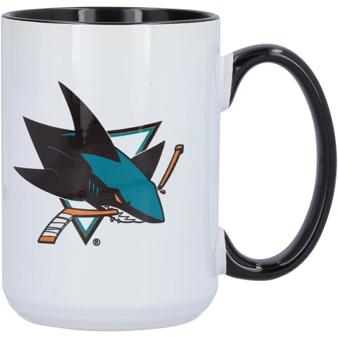 San Jose Sharks 15oz. Inner Color Mug Cover