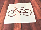 Vélo exercice sport course POCHOIR couche aérographe peinture mélange média QTY 1