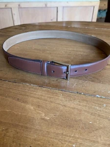 Cole Haan Tan Leather Belt 36” X  1.25” - Picture 1 of 21