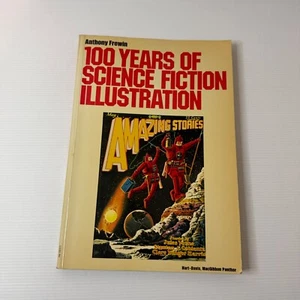 100 Years Of Science Fiction Illustration by Anthony Frewin 1975 Vintage PB Book - Picture 1 of 21