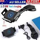Car Wireless Charger 15w For Samsung Galaxy Z Fold 2 3 4 5 Auto Car Mount Holder