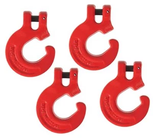 5/16" Logging Chain Choker Hook G80 2 Tons 4500 Lbs WLL (4 Pack) - Picture 1 of 10