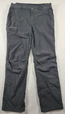 Pantalones de Senderismo Vaude Exterior para Mujer Talla XXL Gris Oscuro Bolsillos Ligeros Elastizados Foto 1 de 4