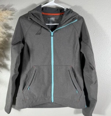 Chaqueta de pesca Simms para mujer talla mediana gris Foto 1 de 4