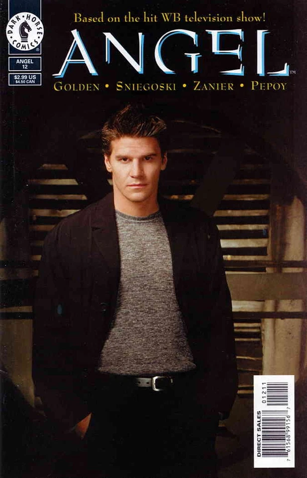 Angel (2nd series) #12SC FN; Dark Horse | David Boreanaz Photo Variant - w/Bag+B - Image 1 of 1