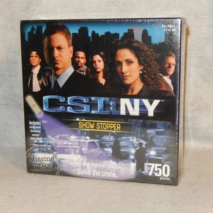 CSI:NY Show Stopper 750 Jigsaw Puzzle SEALED New The Missing Piece Mystery Crime - Picture 1 of 3