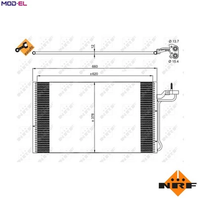 CONDENSER AIR CONDITIONING 35882 FOR VOLVO V50 C30 C70/II/Convertible S40 2.0L - Image 1 of 4