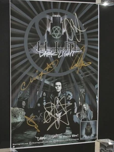 HIM - FULLY SIGNED ( DARK LIGHT ) 11" X 17" PROMO STYLE POSTER - Picture 1 of 3