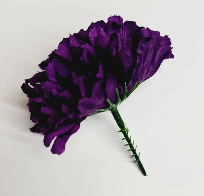 Selección de clavel artificial para homenajes florales - púrpura - Imagen 1 de 1