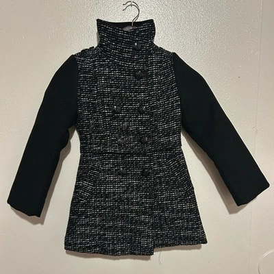 Abrigo negro Jessica Simpson talla 7 para niña Foto 1 de 4