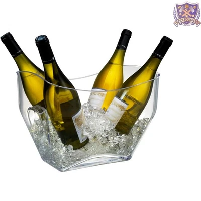 Cubo de hielo refrigerador acrílico para bebidas de 8,75 cuartos de galón para fiestas de entretenimiento Foto 1 de 4