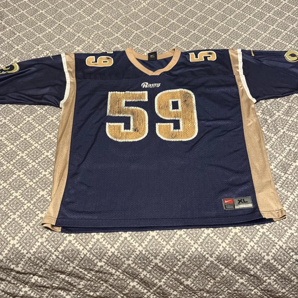 Винтажная футболка St. Louis Rams Fletcher No59 Nike — размер X-Large  - Изображение 1 из 4