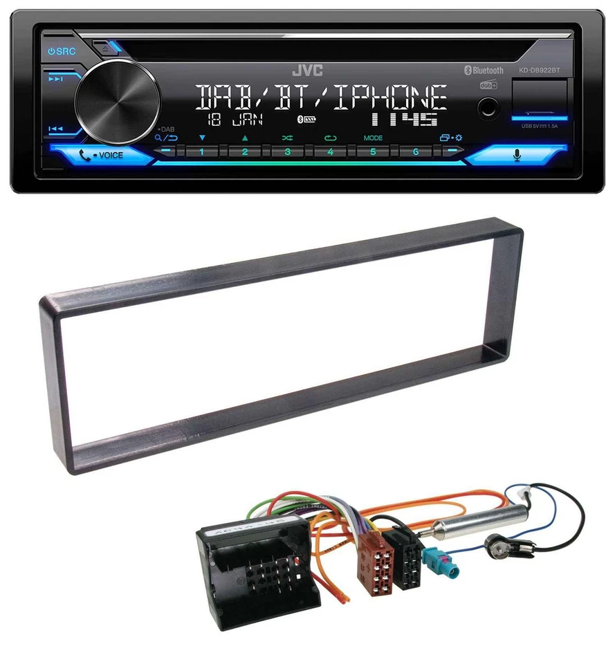 JVC Bluetooth MP3 USB DAB CD Autoradio für Citroen C4 - Bild 1 von 4