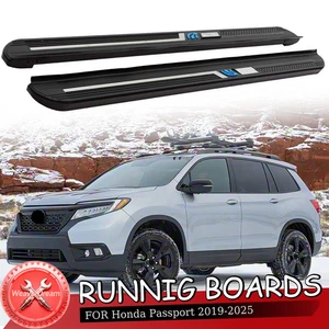2PCS Fixed Running Boards Fits for Honda Passport 2019-2025 Side Steps Nerf bar - Picture 1 of 10