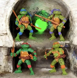 TMNT Movie Stars 4-Pack Teenage Mutant Ninja Turtles Action Figures Box Set New - Picture 1 of 9