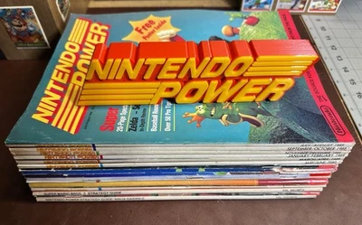 First 15 Issues Nintendo Power Magazine Lot 1 2 3 Premier Mario Zelda Poster CGC - Image 1 of 4