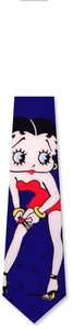 BETTY BOOP NECKTIE NEW TIE DOING THE DOO CARTOON CHARACTER SEX SYMBOL JAZZ  - Picture 1 of 1